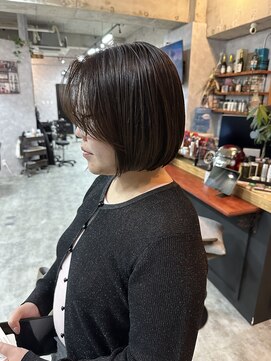 シールドヘアー 沖縄 新都心(C'LD Hair) ミニボブ/ぷつっとボブ/小顔ボブ/内巻きボブ/ワンレンボブ