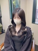 色気のある韓国ヘア【和歌山美容室】お顔周りレイヤー