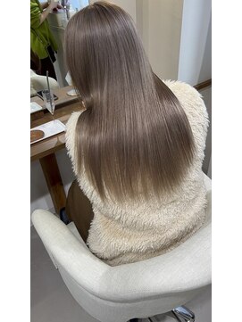 ココテラス(coco terrace) ミルクティーグレージュ/ダブルカラー/ブリーチ/ケアブリーチ