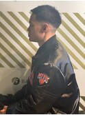 バーバーのおしゃれボウズ×フェード 伸ばしかけにも#2