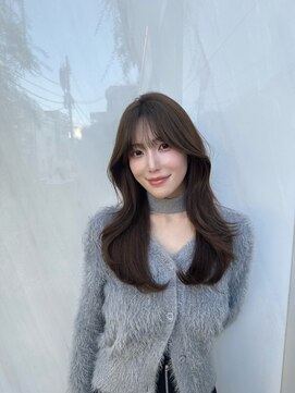 アマトウキョウ アユンチェ(AMA TOKYO×AYUNCHE) 韓国スタイル/ナチュラルくびれヘア_くびれ巻き_レイヤーカット