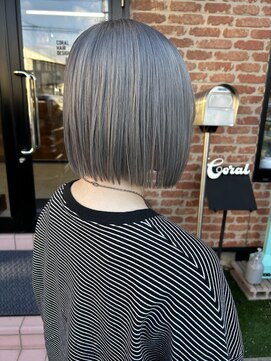 コーラル(Coral) 【Coral】色落ち綺麗なシルバーグレー