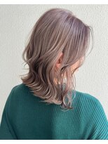 マーシアバイアルティナ 蒲田店(Marcia by artina)&nbsp;ラベンダーミルクティー_ グレージュ_ 韓国風巻き2