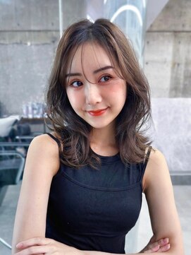 フィヴェント(Fivent) 美髪韓国レイヤーイメチェン似合わせワイドバング小顔レイヤー