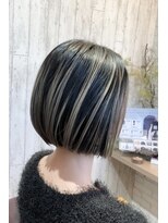 美容室 ポンポネ(Pomponner)&nbsp;ミニボブ×デザインカラー