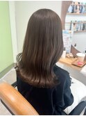 【NOA】透明感オリーブグレージュくびれミディ