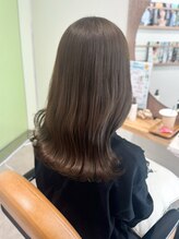 ノア 三宮店(NOA) 【NOA】透明感オリーブグレージュくびれミディ