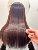 ムクヘアー(muk hair)&nbsp;髪質改善×ローズブラウンカラー