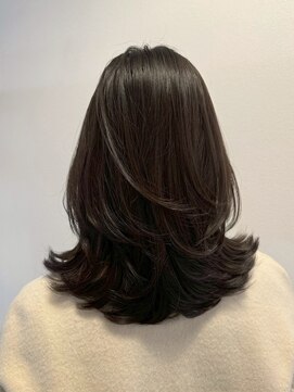 ムード(MOOD,) 暗めカラー/グランマッシュ[レイヤーカット/髪質改善/銀座]