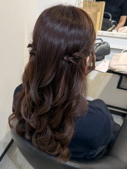 ソルビア ヘアセット(solvia)の写真/あなたの雰囲気や気分、服装に合わせたご提案☆何気ない日もヘアセットでちょっと贅沢な一日にしよう*