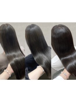 【縮毛矯正】最上級のプレミアム髪質改善・艶髪ストレートでワンランク上の縮毛矯正を◎