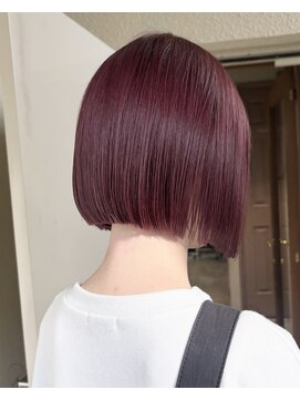 ラミエ バイ メルト 吉祥寺(lamie by melt) 小川/ブリーチなしwカラーピンクラベンダーボブ吉祥寺20代30代