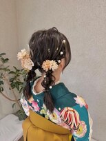 ヘアーアンドメイク アズール 浦和店(Hair&Make Azur)&nbsp;編みおろしツインアレンジ