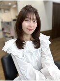 レイヤーボブ 顔周りレイヤー ミディアムレイヤー