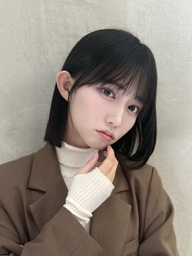 ロンドエニカ 大宮(Lond enika) ピンクベージュ/ハッシュカット/前髪カタログ/顔周りカット/★5