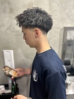 クロム(CHROM)&nbsp;スパイキーショート×ピンパーマ