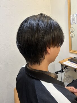 スーリール 福岡別府店(Sourire) センターパートウルフスタイル
