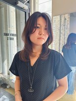 バディヘア ルーツ(BUDDY HAIR ROOTS)&nbsp;ミディアムレイヤー×艶々ブラウンカラー