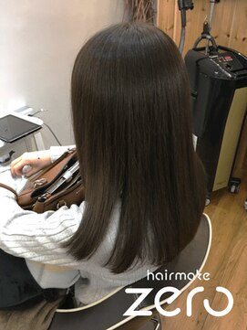ヘアメイクゼロ 坂戸駅前店(hairmake zero) オージュア　うるツヤヌードカラー