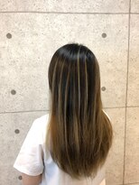 ヘア デザイン ビーチ(Hair Design Beach)&nbsp;【Beach】　バレイヤージュ×アッシュベージュ