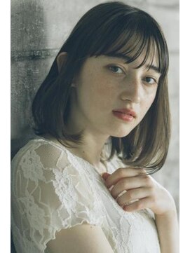 ミンクス 原宿店(MINX) シースルー厚めバング×スリークボブ