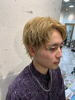 エル(EL by green)&nbsp;【MITSU】ショートレイヤー×ツーブロック×ベージュ