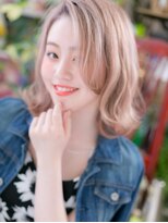 カバーヘア ブリス 戸田公園西口店(COVER HAIR bliss) ★個性的アニメカラー外国人風ミディアムウルフ10代20代30代★7