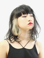 ゴーズゴードットビー 吉祥寺(go s go .b)&nbsp;Aラインボブホワイトアッシュイヤリングカラー[吉祥寺]