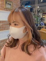 コントラスト強めのインナーカラー！