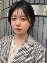 アールヘア ナチュラルアンドオーガニックサロン&nbsp;大人カジュアルショート【オーガニックダークアッシュカラー】