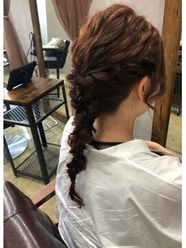 シロトータルデザイン(shiro total design) 結婚式ヘアセット/あみおろし