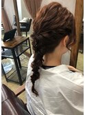 結婚式ヘアセット/あみおろし