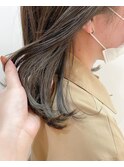 ナチュラルグレーなインナーカラー☆