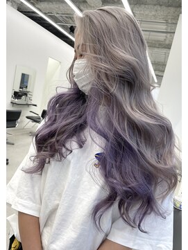 エゴル ナゴヤサカエ(ENGOL NAGOYA SAKAE) ホワイトグレージュ×インナーラベンダー