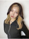 10代20代30代大人かわいい韓国風インナーカラー
