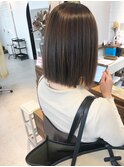 [シルキーストレートボブ]髪質改善