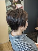 すっきりショートヘア