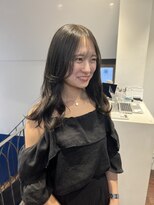 トレス(TRESS)&nbsp;レイヤーボブ　ブラウンベージュカラー　シアーカラー