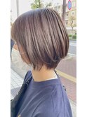 重めショートボブ