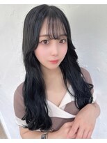 ポプルス(popls) 韓国風ブルーブラック