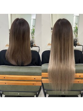 ハイエクステンション 京都駅前店(Hi-Extension) ベージュグラデーション ★ mao_134