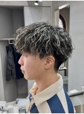 メンズハイライト/波巻きスパイラル/メンズパーマ/八王子メンズ