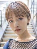 マッシュショート/大人ショート/20代30代/ダークアッシュ