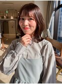 ミディアムくびれヘアー