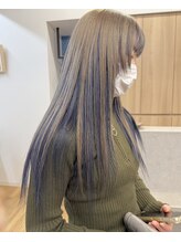 リノショアーズ 元町店(RINOSHORES) 10代20代30代ロングレイヤーアンブレラカラーグレージュネイビー