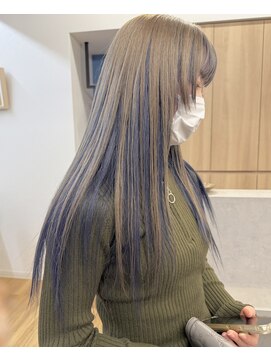 リノショアーズ 元町店(RINOSHORES) 10代20代30代ロングレイヤーアンブレラカラーグレージュネイビー