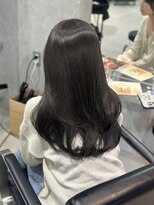 ラック(LUCK)&nbsp;スモーキーグレージュ/船橋/くすみベージュ/細めハイライト