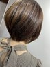 【透け感カラー】カット＋アディクシーカラーでトレンドヘアに♪