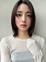 【MINX】くびれヘア＋くすみベージュハイライトカラー_銀座