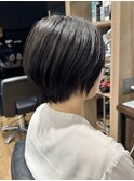 ショートカット×ひし形ショートボブ×前髪あり20代30代40代